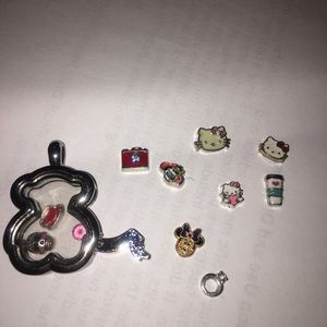 Adorable stainless steel bear pendant